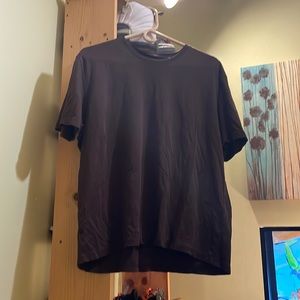 Murano liquid luxury brown shirt